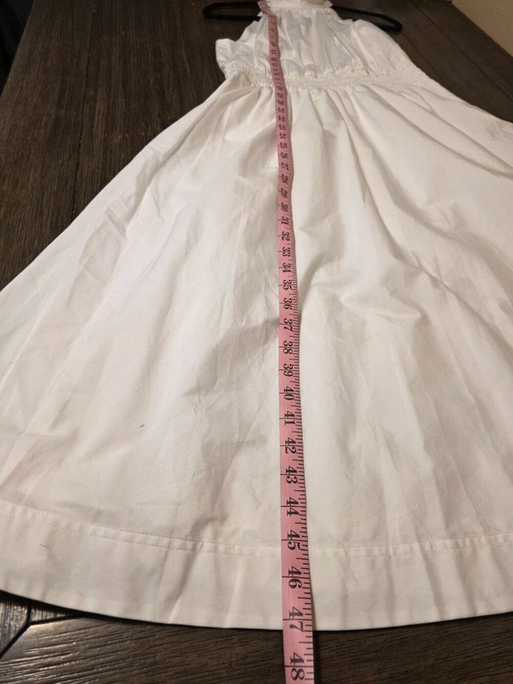 Veronica Beard Kinny Smocked Cotton Blend Midi Dress NWT White Size 6 - Picture 4 of 14